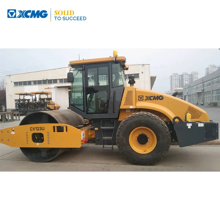 XCMG Factory Used Single Drum Vibratory Road Roller CV123 12 Ton Roller in Stock